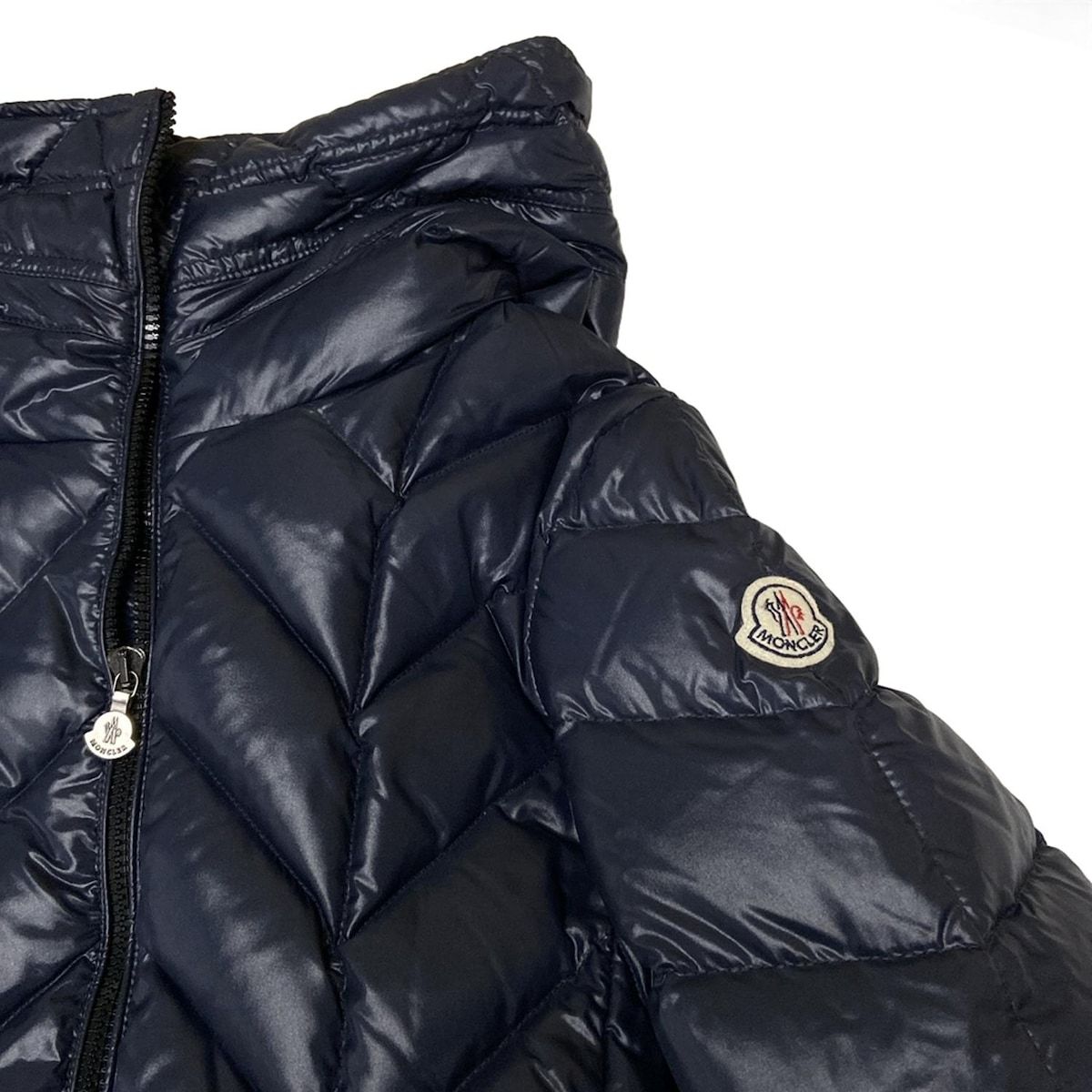  MONCLER モンクレール ダウンジャケット サイズ14 Y レディース PATRICIA ダークネイビー 長袖 ジップアップ 冬 ダウン ダウンジャケット ジャケット アウター