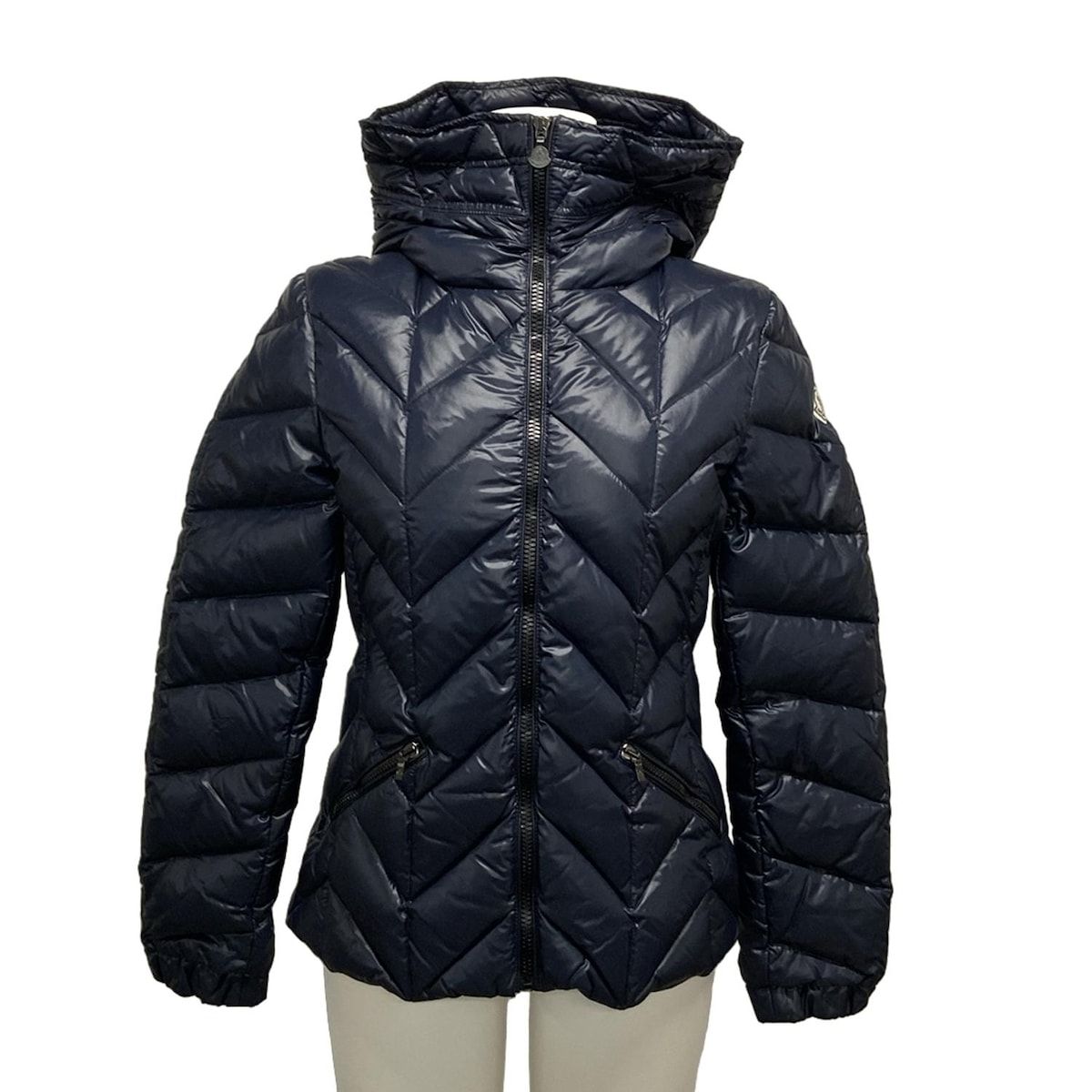 MONCLER モンクレール ダウンジャケット サイズ14 Y レディース PATRICIA ダークネイビー 長袖 ジップアップ 冬 ダウン