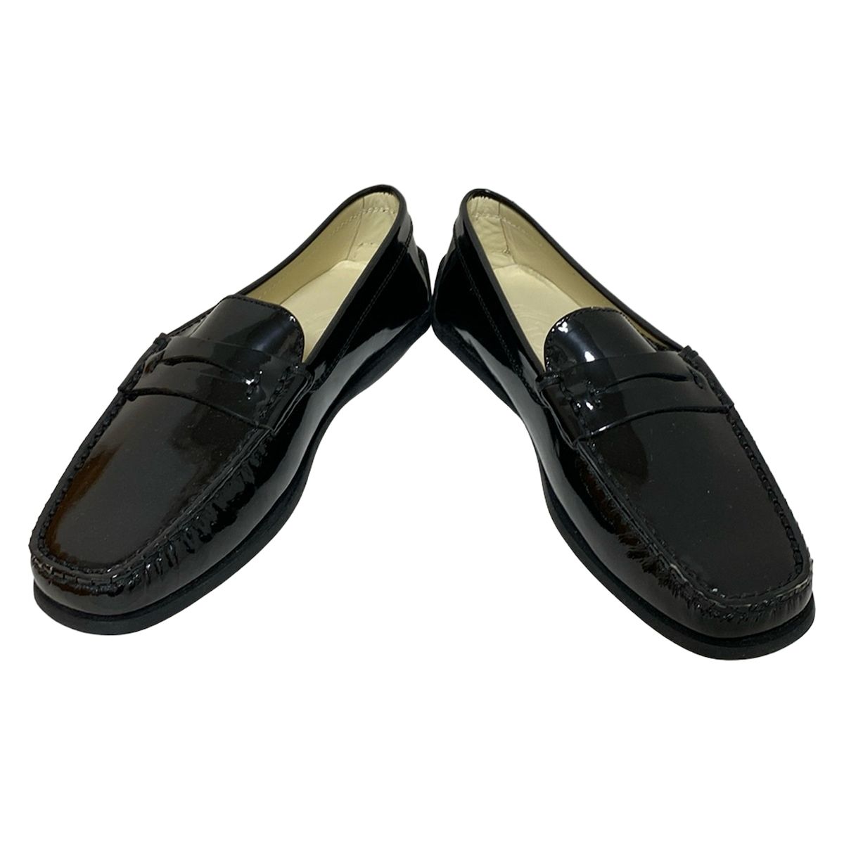 TOD'S(トッズ) ドライビングシューズ 34 1/2 レディース - 黒 レザー