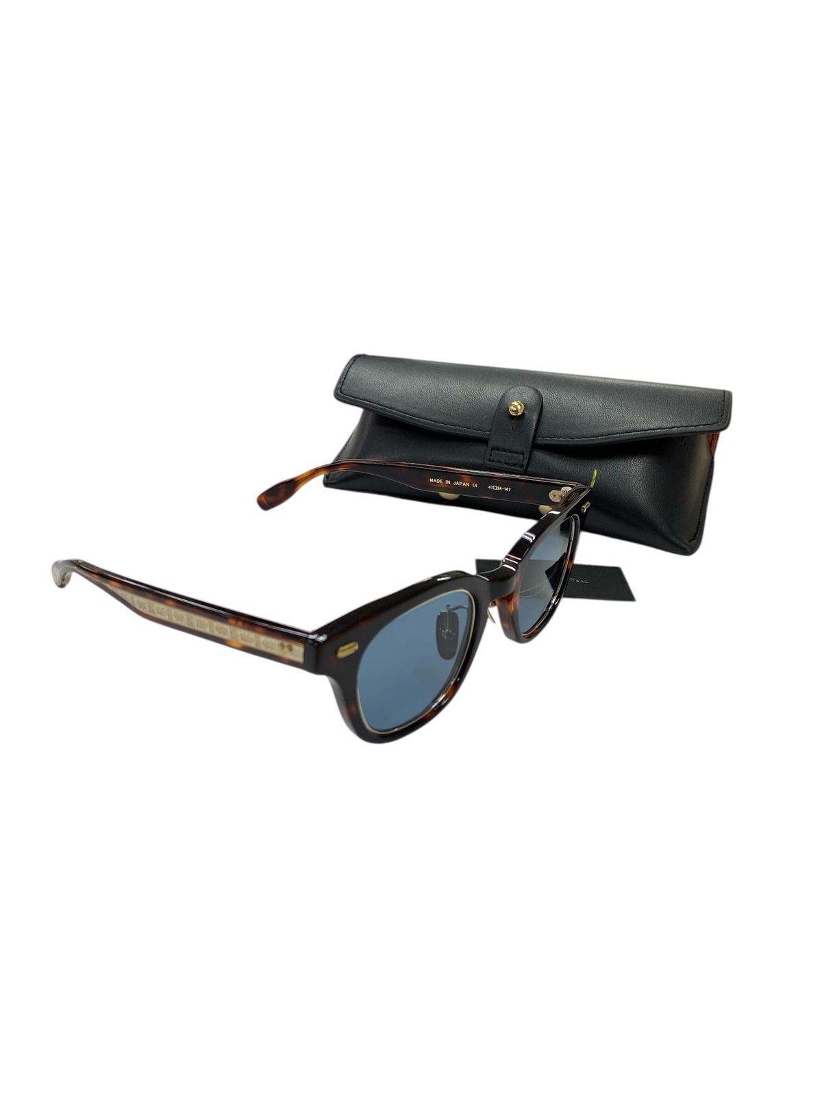 ドメスティックインターナショナル DI-1011 S メガネ ブラウン コンビフレーム フルリム ウエリントン