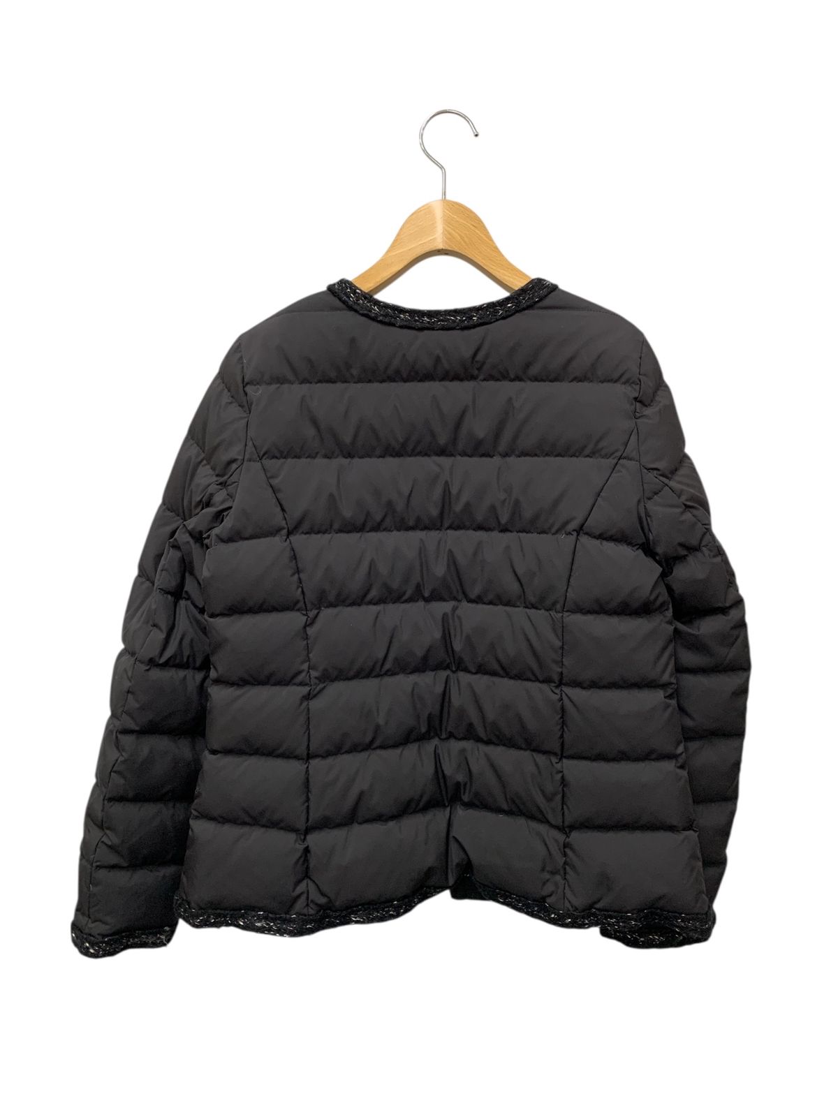 トゥービーシック W 5 A 03-246 コート 40 ブラック ツィード ビジュー