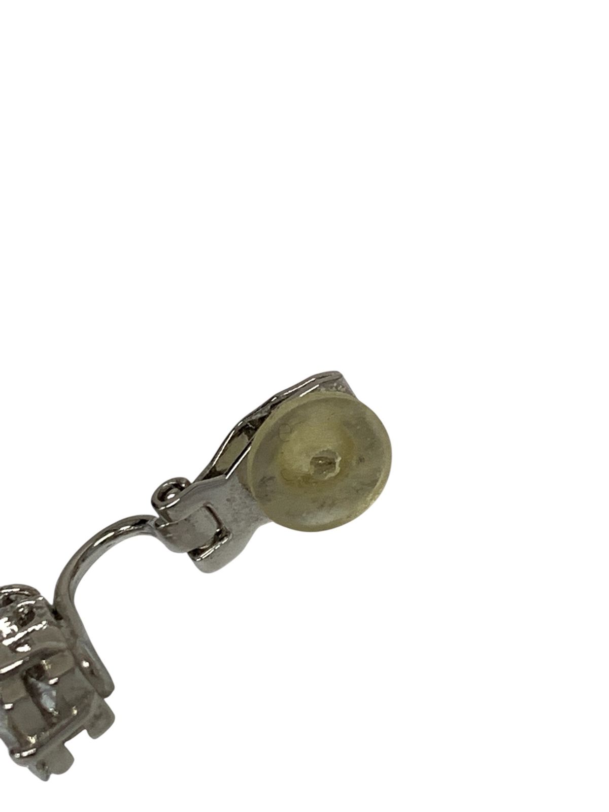  フォクシーブティック イヤリング シルバー ストーン 3連 イヤリング アクセサリー