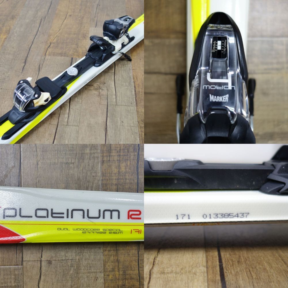 フォルクル Volkl Platinum R 171cm ビンディング MARK - メルカリ