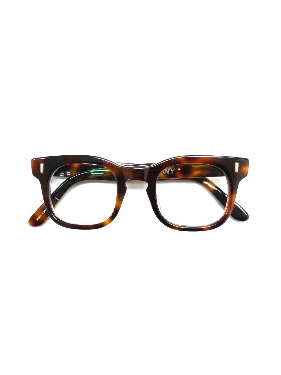 バディオプティカル SUNY メガネ ブラウン セルフレーム ボストン べっ甲柄