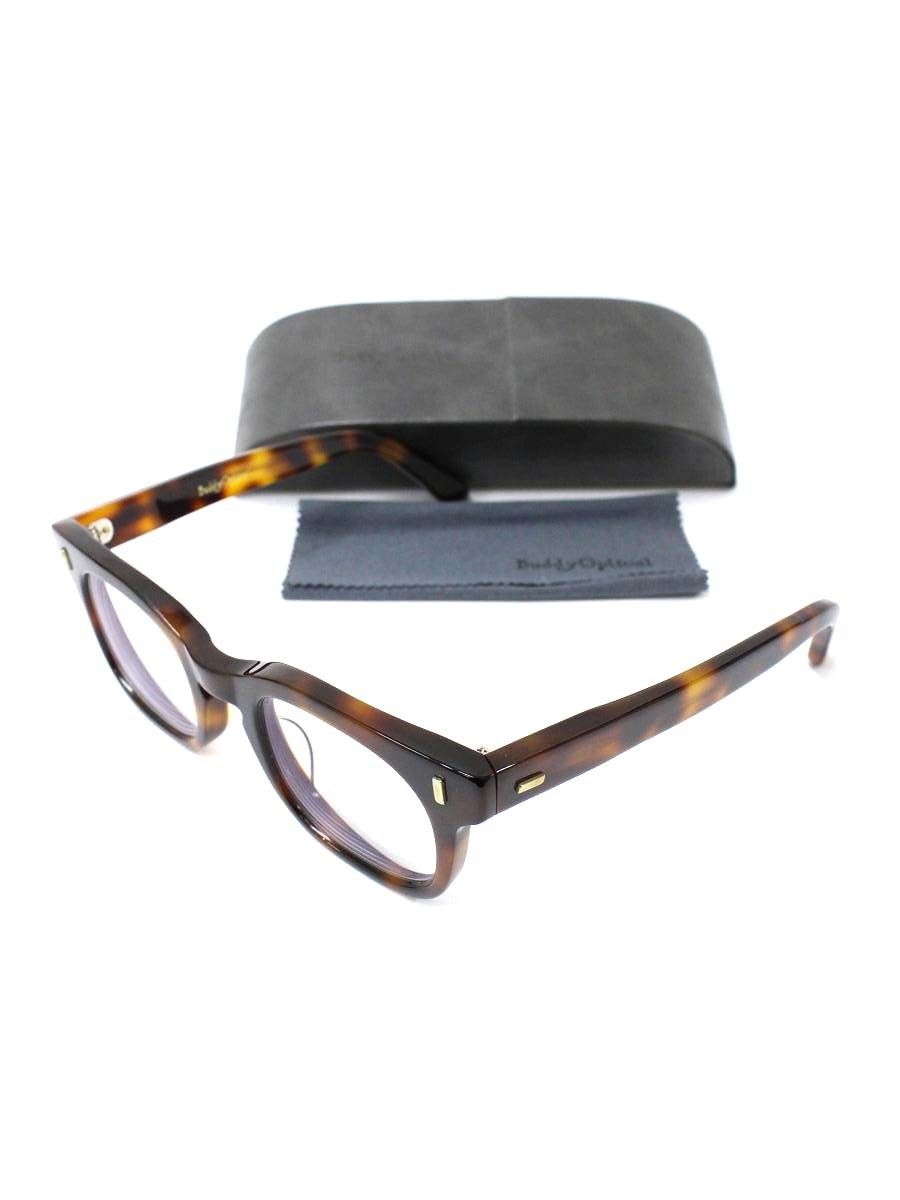 バディオプティカル SUNY メガネ ブラウン セルフレーム ボストン べっ甲柄