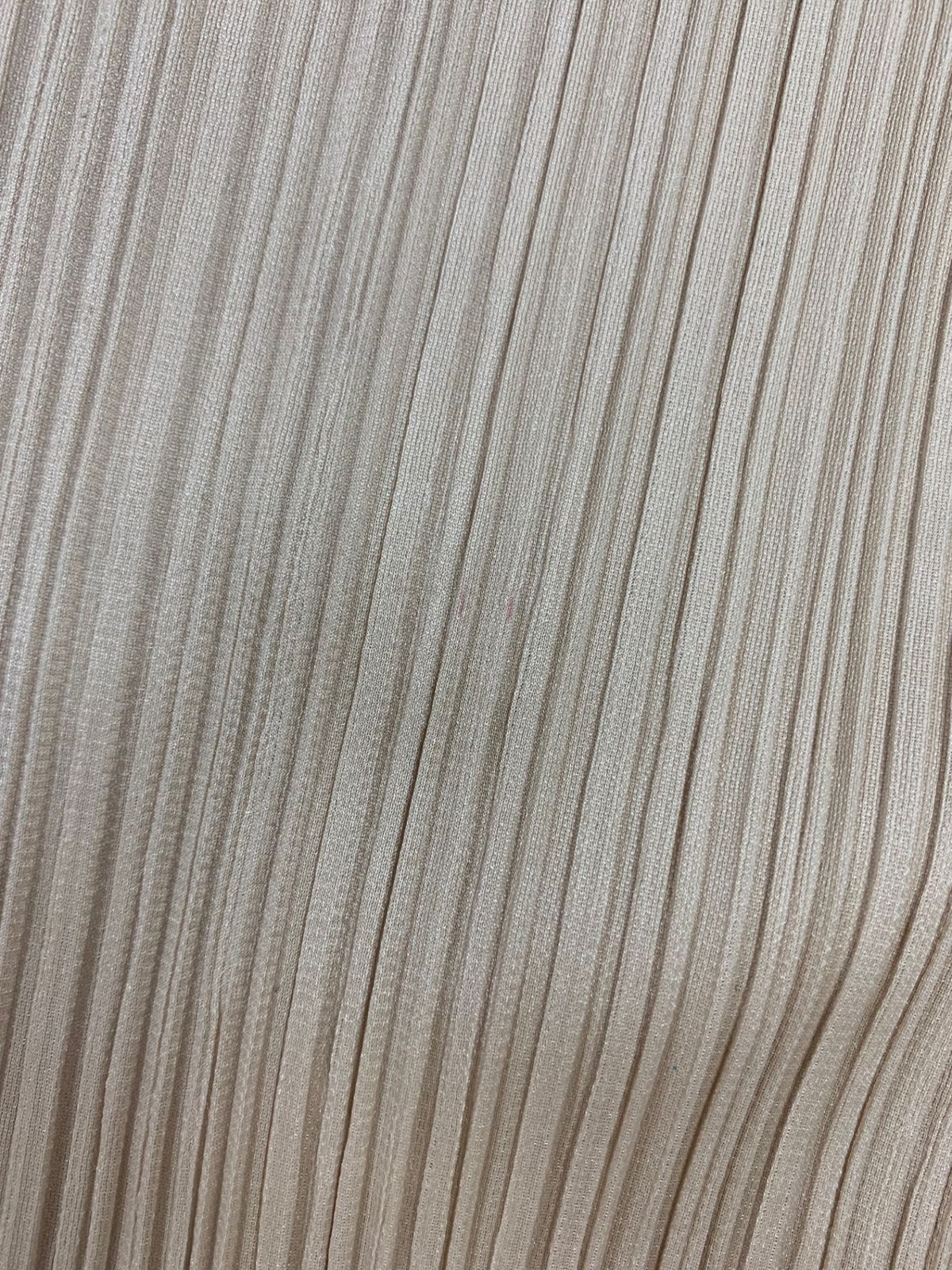 プリーツ モックネック