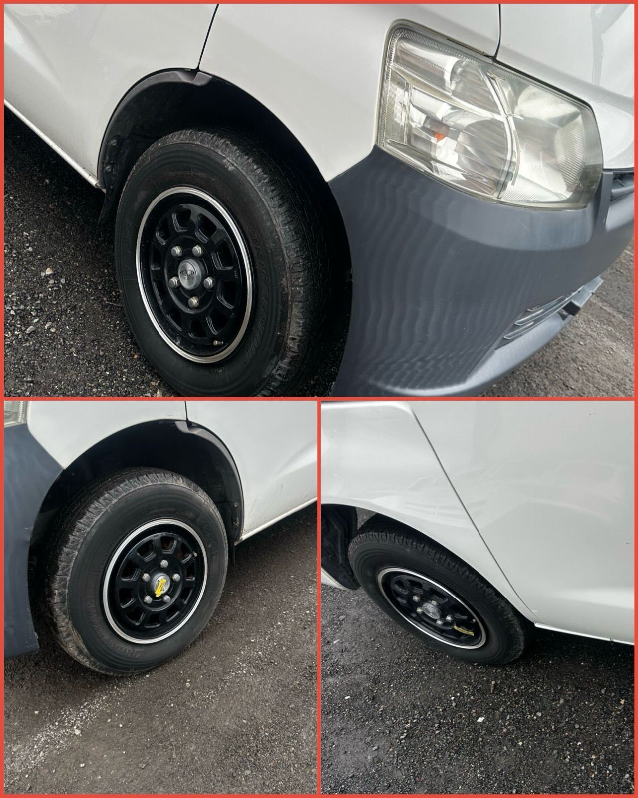 ZT 1524 4本 5穴 VICENTE アルミホイール 13 X 5 J ブリヂストンタイヤ 165 R LT 8 PR 2021 溝 58ｍｍ トヨタ タウンエース S 402