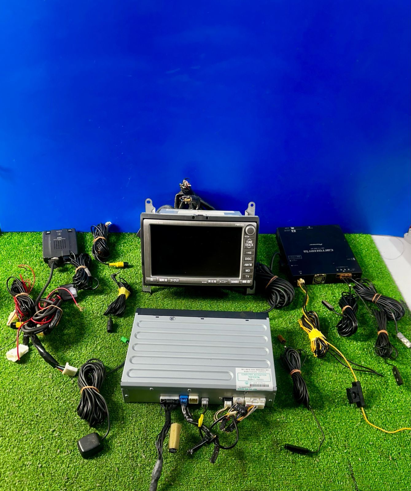 ZT 1525 トヨタ 86100 58011 ナビ 地図 2008 ナビゲーションコンピューター 86841 5020 ETC GPS マイク カロッツェリア TVチューナーユニット