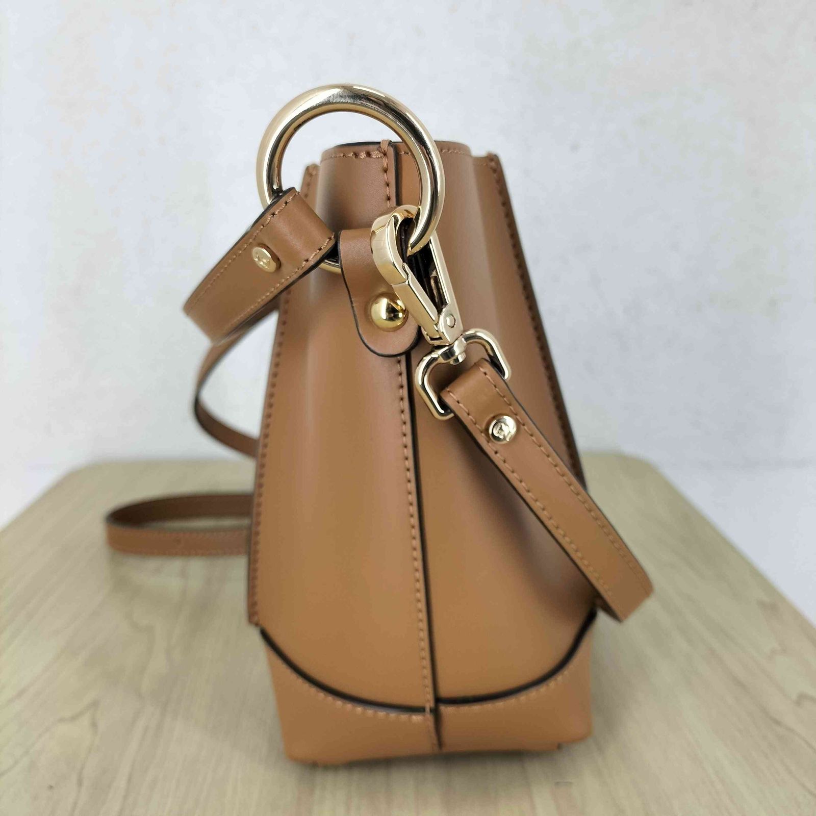 ジャンニノターロ GIANNI NOTARO バケツ型 レザー2WAYショルダーバッグ 