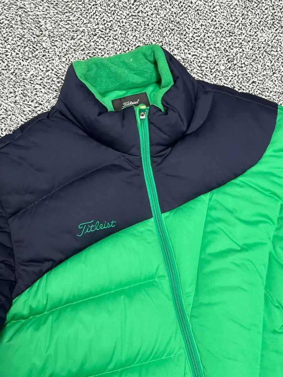 タイトルリスト グリーン ブラック ダウン アウター グースダウン