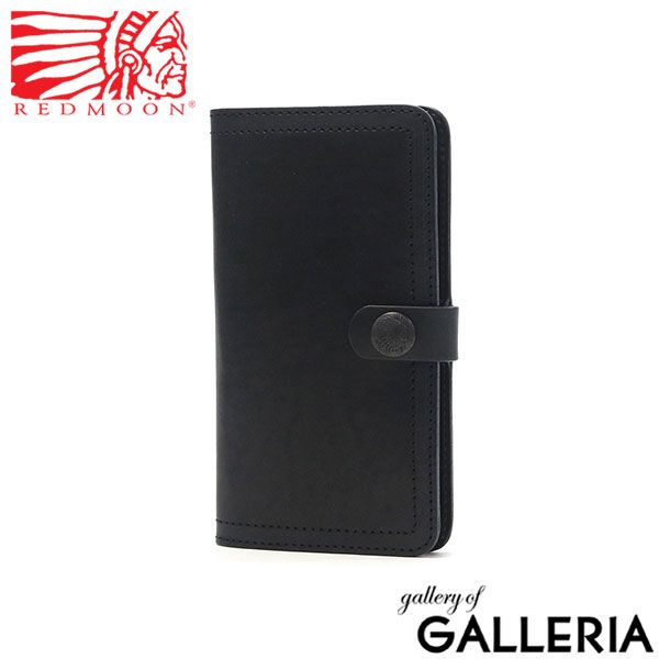 レッドムーン スマホケース 手帳型 REDMOON アイフォン スマホカバー 本革 iPhone 16 Plus ケース RM IPC ブラック