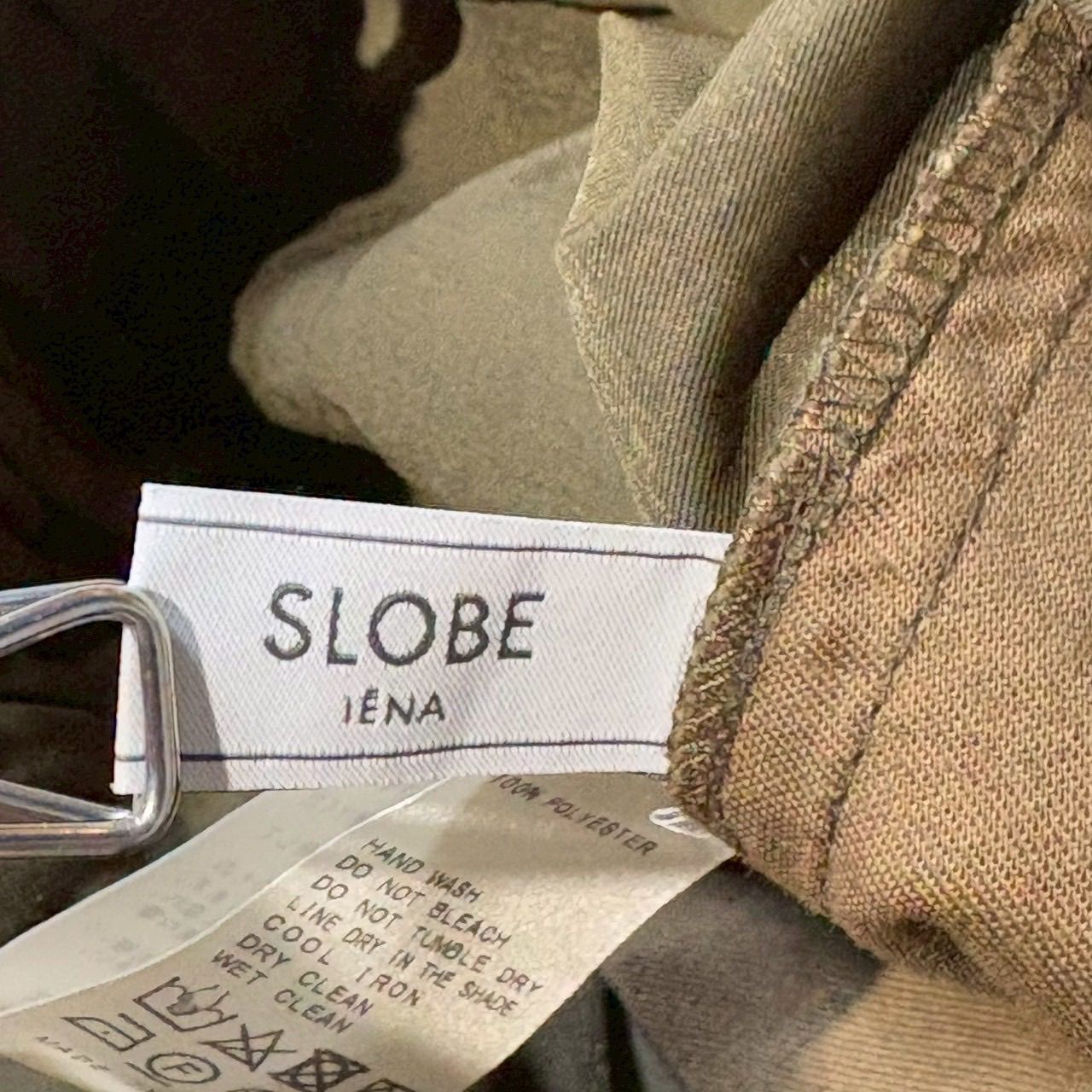 SLOBE IENA スローブ イエナ スリット有り 背面ゴム有り ロングスカート タイトスカート レディースLサイズ