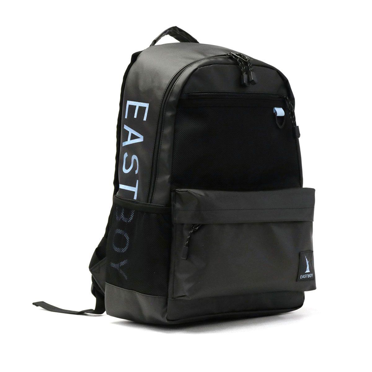 イーストボーイ リュック EASTBOY ハヌル スクール バッグ バックパック A4 B4 27L PC 撥水 大容量 軽量 通学 女子 部活 レディース EBA72 クロxサックス(64)