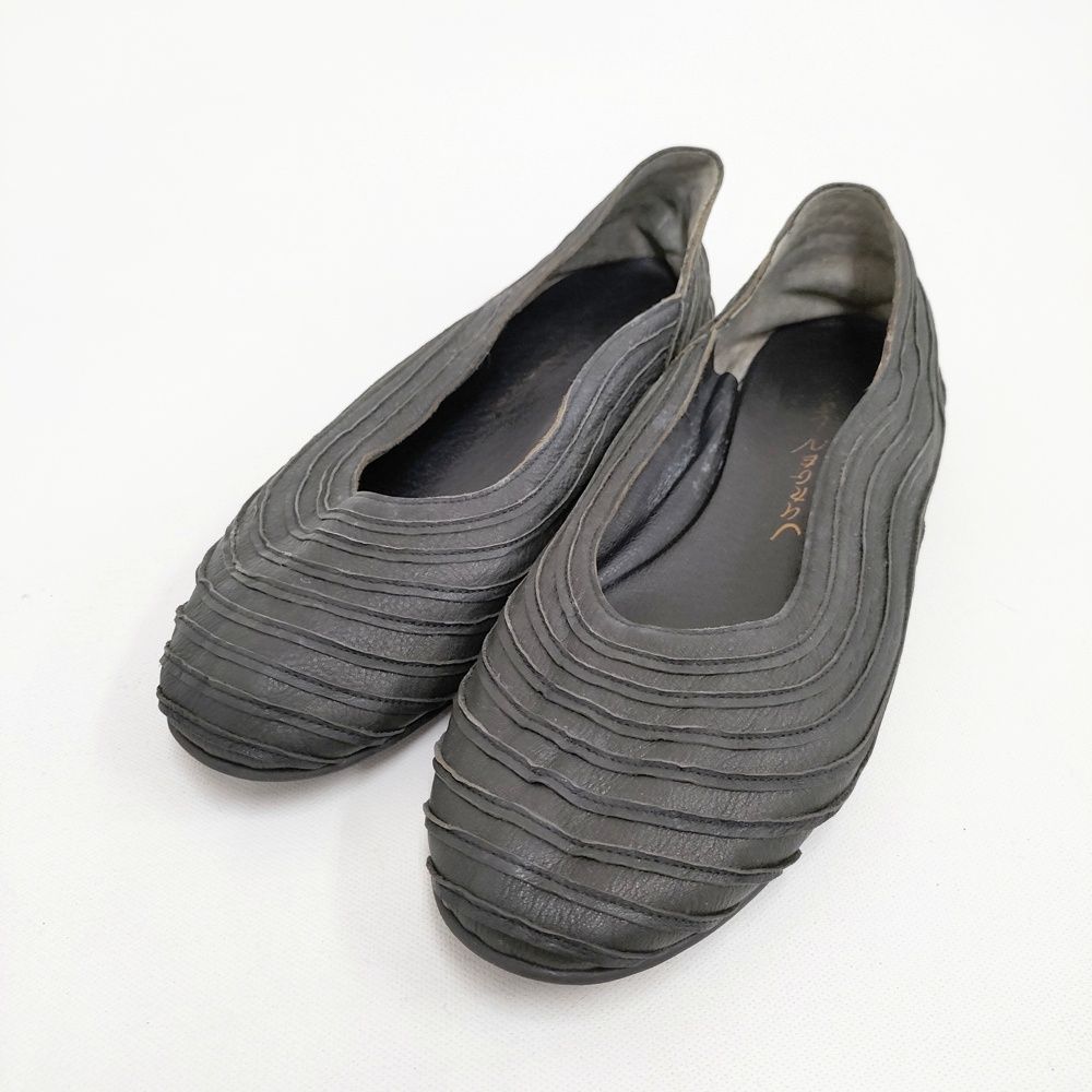 JURGEN LEHL サイズ25cm フラットシューズ シューズ・靴 ブラック