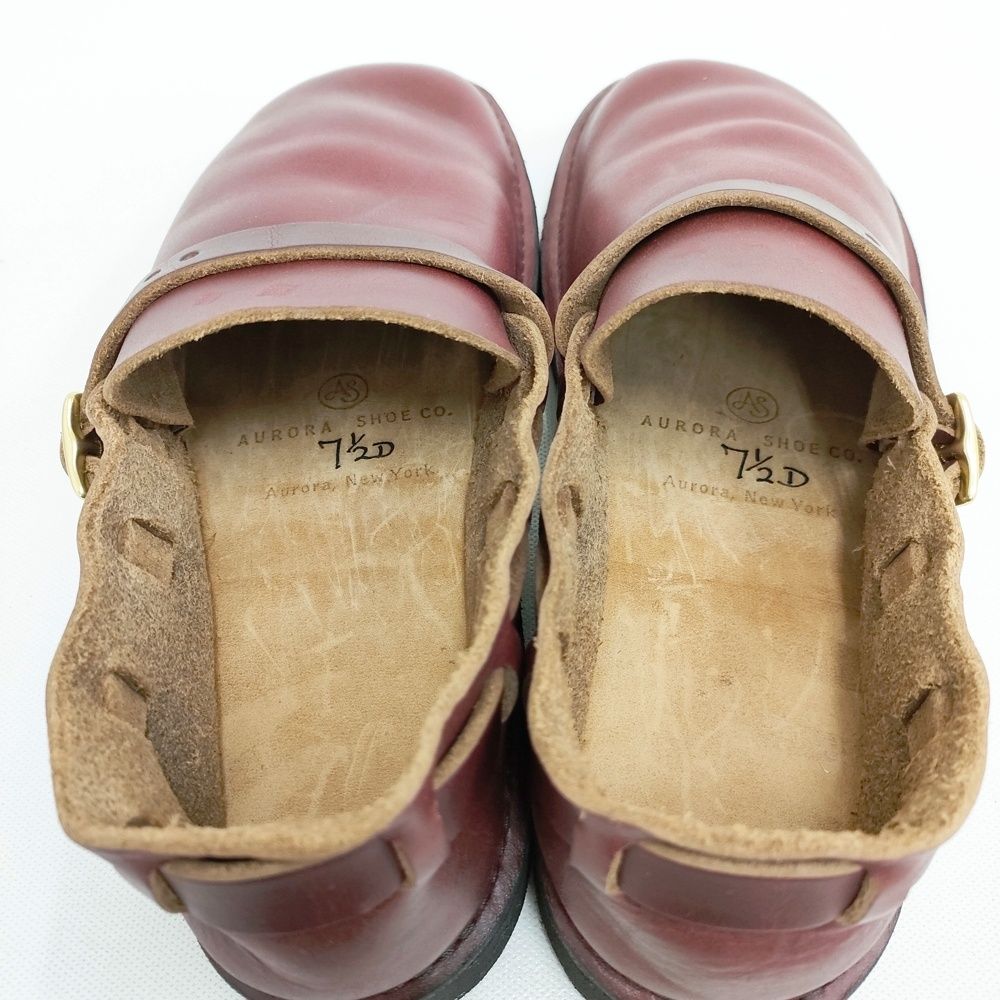  AURORA SHOES ミドルイングリッシュ サイズ7 1 2 D シューズ 靴 ボルドー レディース オーロラシューズ 5-1203 G その他 靴
