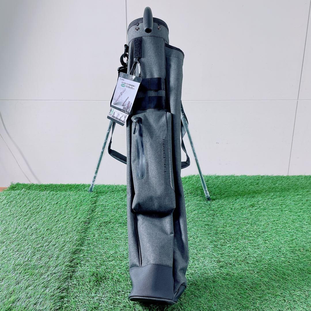 ゴルフ セルフスタンド キャディバッグ ティゴラ ブラック グレー