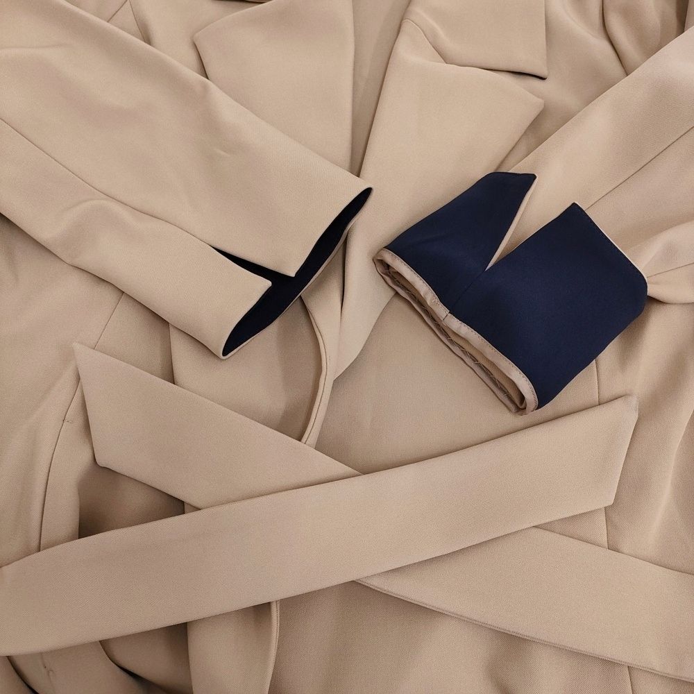 JENNE オードリーフレアトレンチコート サイズM o21aw-co16 トレンチ