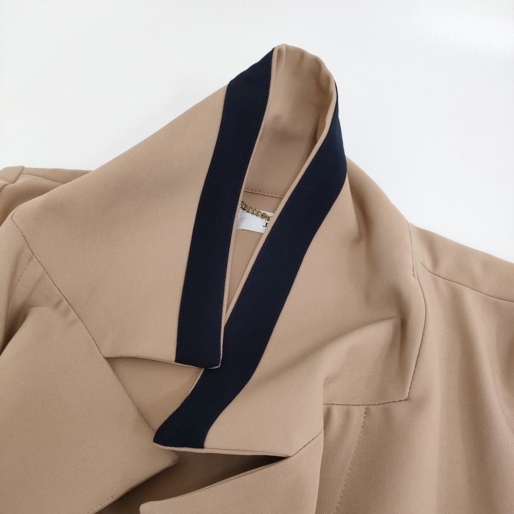 JENNE オードリーフレアトレンチコート サイズM o21aw-co16 トレンチコート ベージュ レディース ジェンヌ【中古】5-1203M♪ JENNE オードリーフレアトレンチコート サイズM o21aw-co16 トレンチ