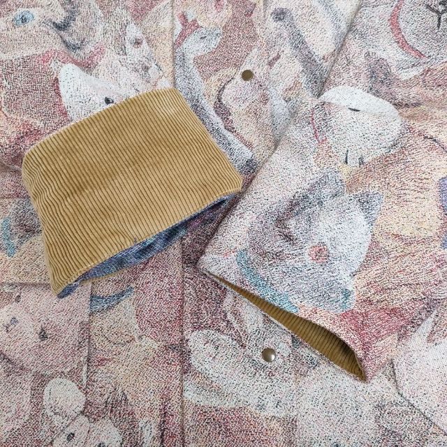  yukiemon こども部屋デニムカバーオール 定価61600円 サイズ3 L ジャケット 2025 ベージュ ピンク レディース ユキエモン 5-1203 M Gジャン デニムジャケット カバーオール ジャケット アウター