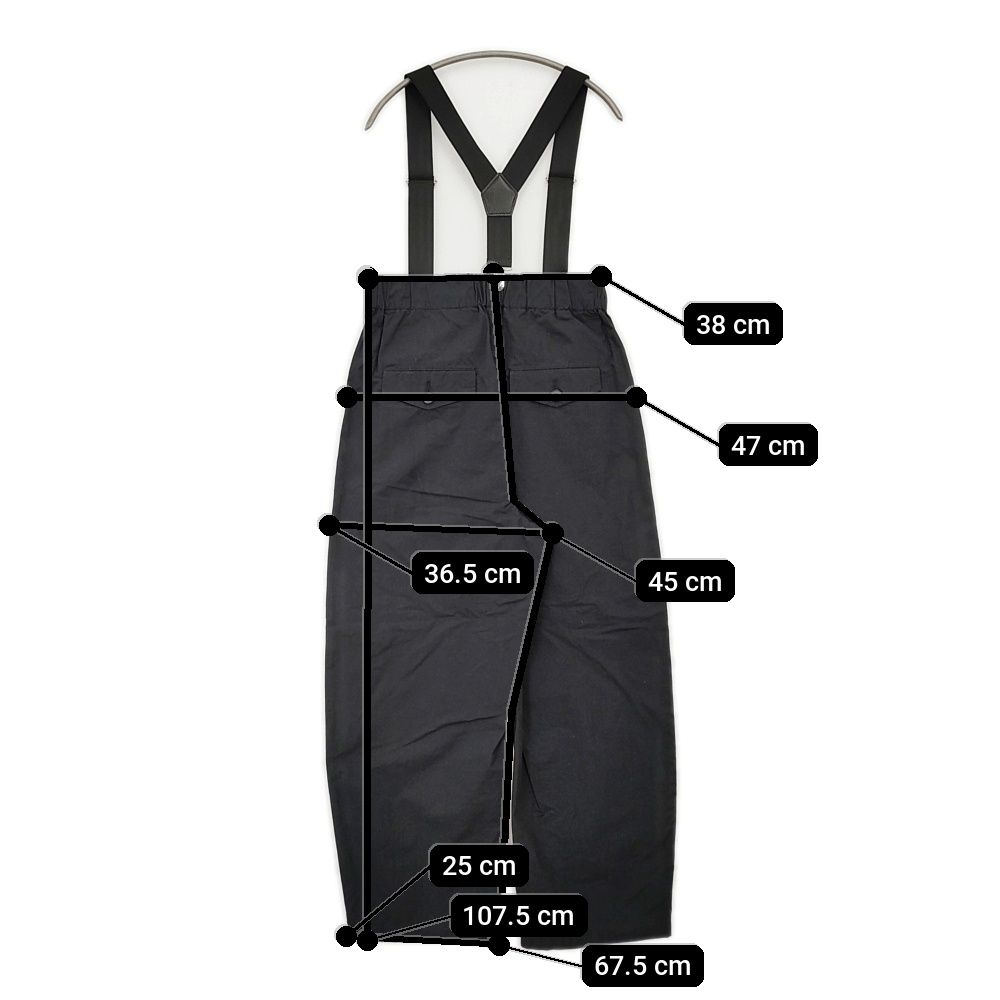 JOURNAL STANDARD L'essage サスペンダーパンツ サイズ36 定価26400円