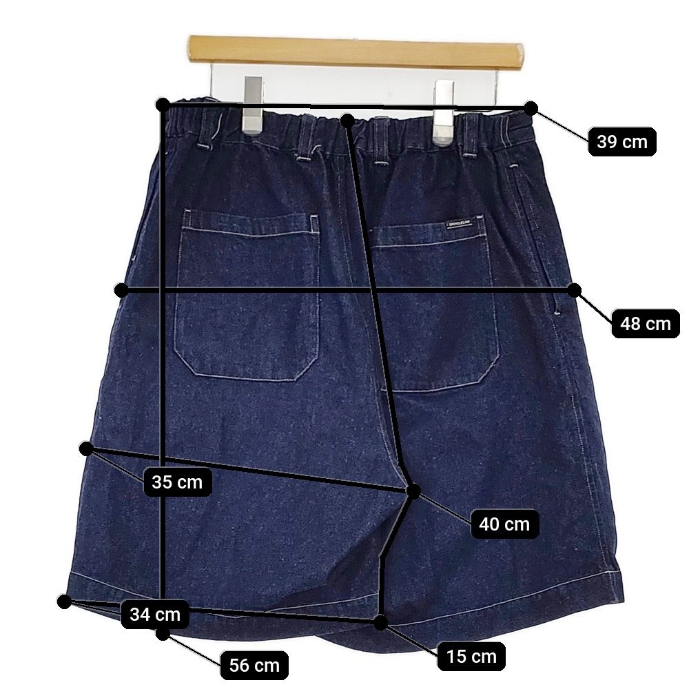 ハーフパンツ インディゴ