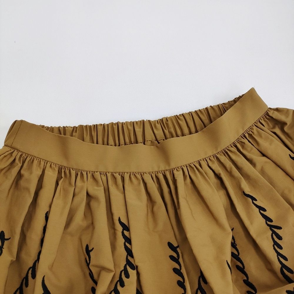 mina perhonen ribbon stick 刺繍 ギャザー サイズ40 定価71500円