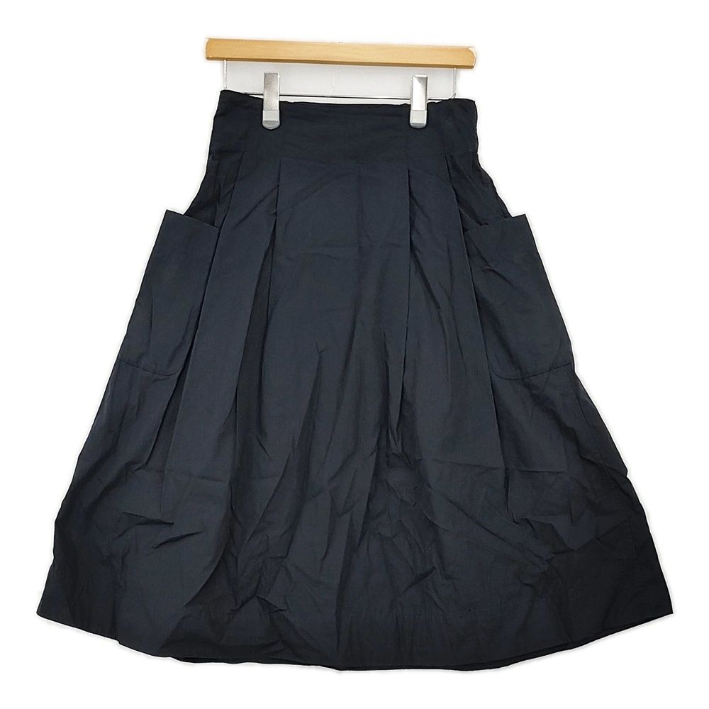 MHL. COTTON CUPURA PLAINWEAVE 595-5132500 定価28930円 サイズ1 スカート 25SS ダークネイビー レディース エムエイチエル【中古】5-1203M♪ MHL. COTTON CUPURA PLAINWEAVE 595-5132500 定価28930円 サイズ1