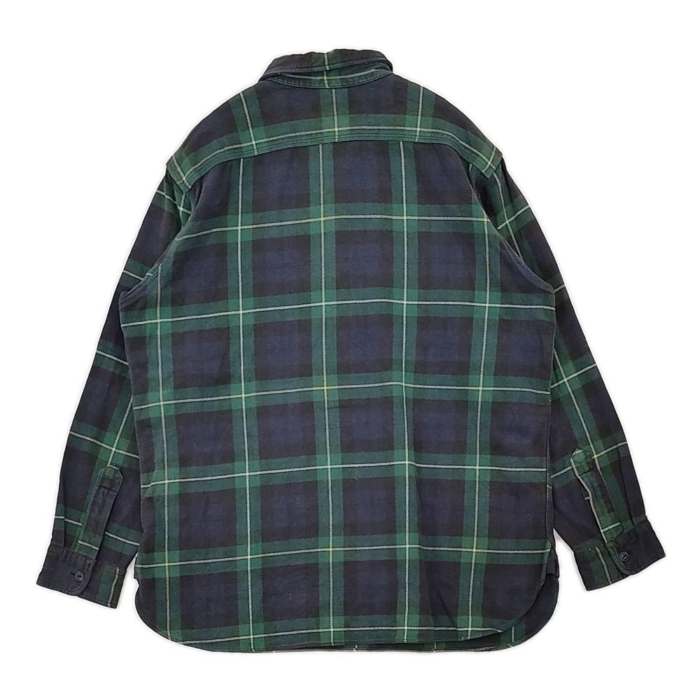 POLO RALPH LAUREN 90年代00年代 アクティ21 EMMON PULLOVER チェック プルオーバー 長袖シャツ ネイビー グリーン メンズ ポロ・ラルフローレン【中古】5-1203T♪ POLO RALPH LAUREN 90年代00年代 アクティ21 EMMON PULLOVER チェック