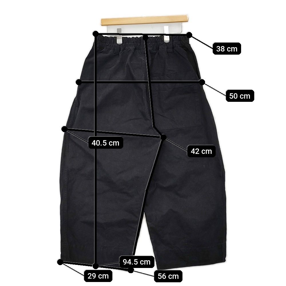 toogood THE ETCHER TROUSER サイズL 定価95700円 オーガニックコットン ワイドイージー パンツ ブラック メンズ トゥーグッド【中古】5-1203G♪ toogood THE ETCHER TROUSER サイズL 定価95700円 オーガニック