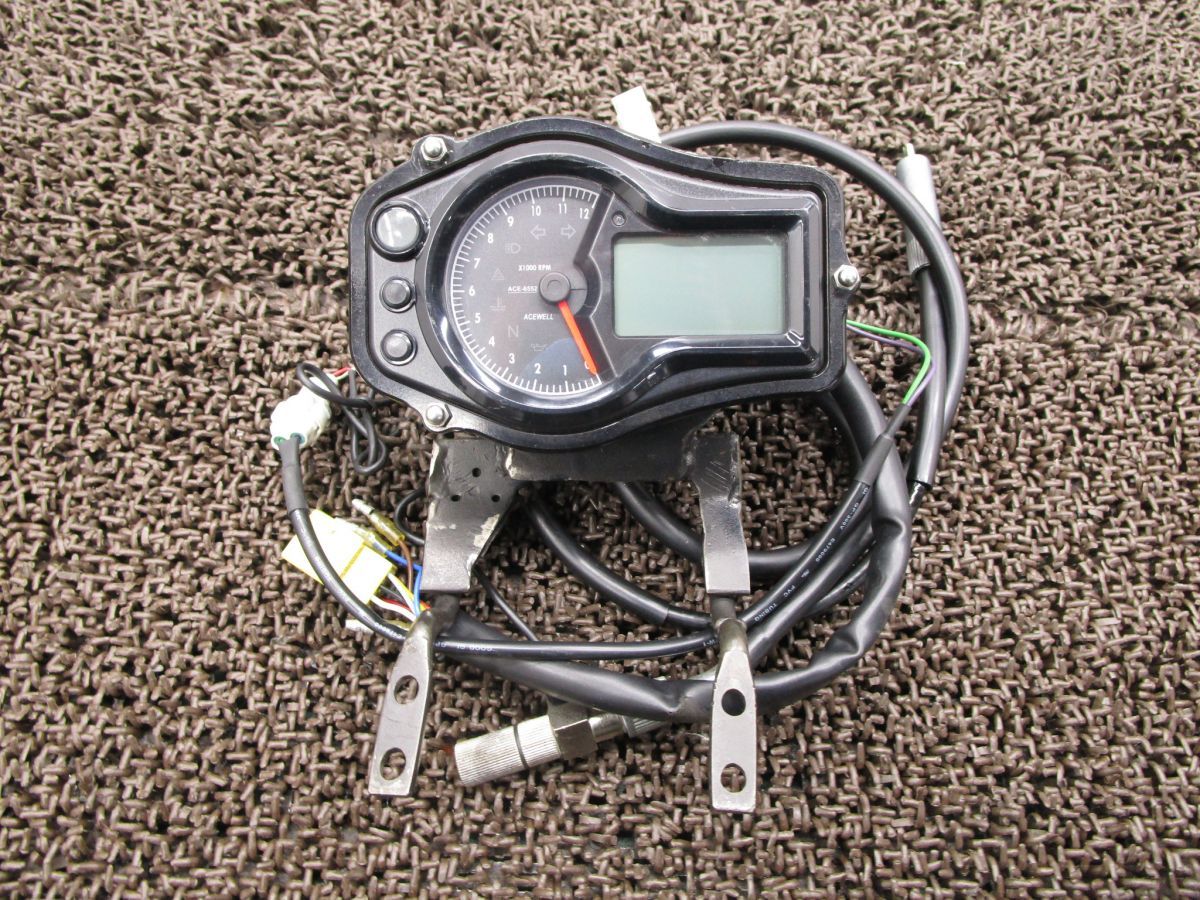 RG 400ガンマ ACEWELL デジタル メーター タコメーター A 9681 ACE 6552 HK 31 スズキ K 301 キャブ車