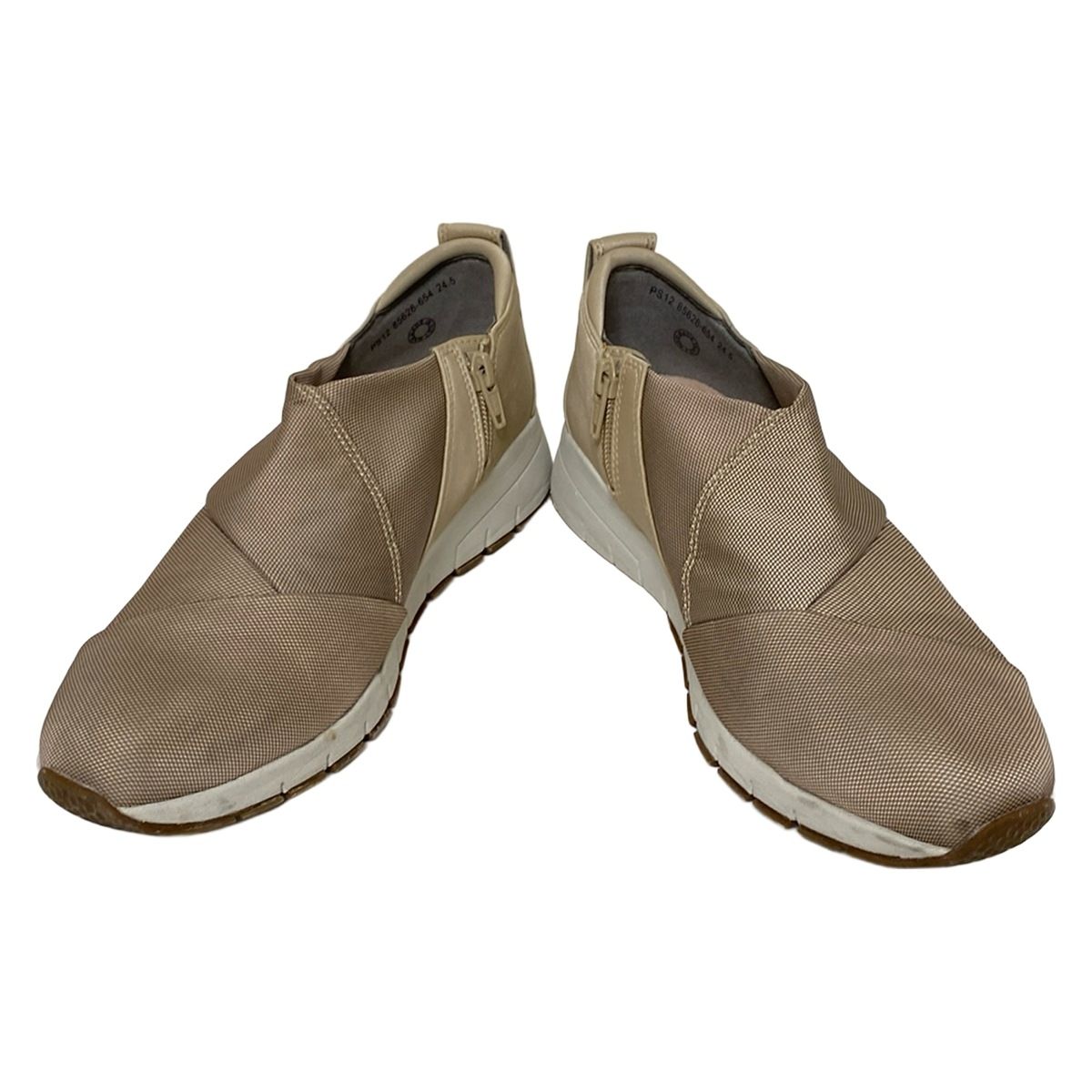 fitfit フィットフィット シューズ 24.5 レディース - ベージュ インソール取外し可