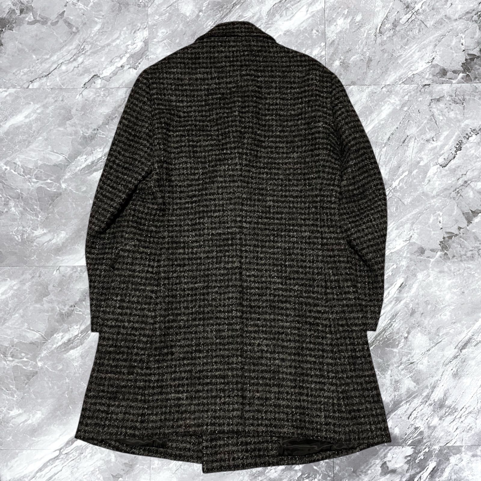 美品】UNIVERSAL LANGUAGE 高級カノニコ生地 ウールコート 【公式通販】 美品】UNIVERSAL LANGUAGE 高級カノニコ生地 ウールコート 【公式通販】