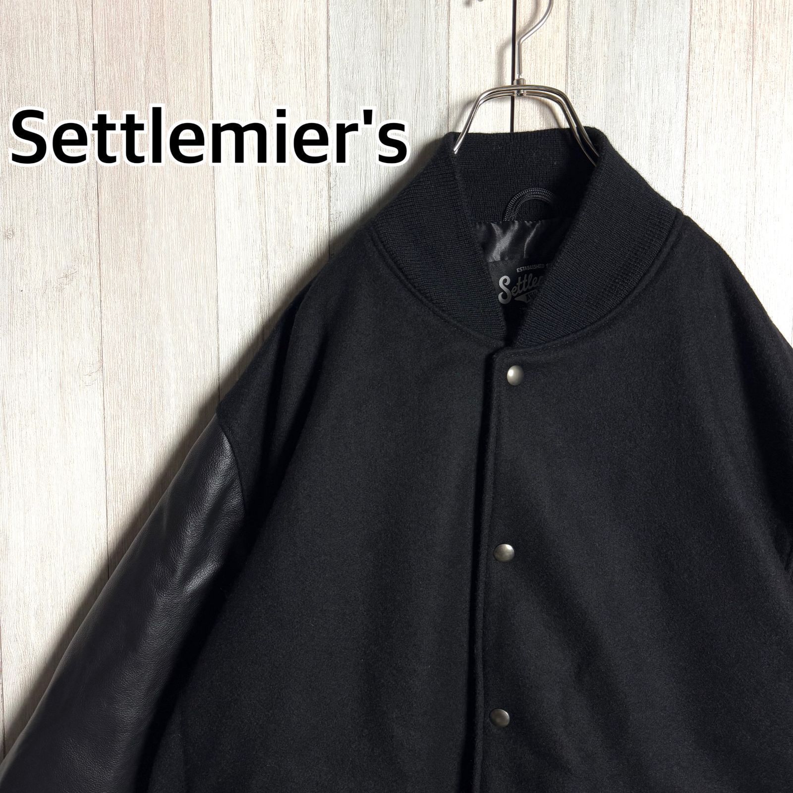 USA製 Settlemier's セトルマイヤーズ アワードジャケット 袖レザー