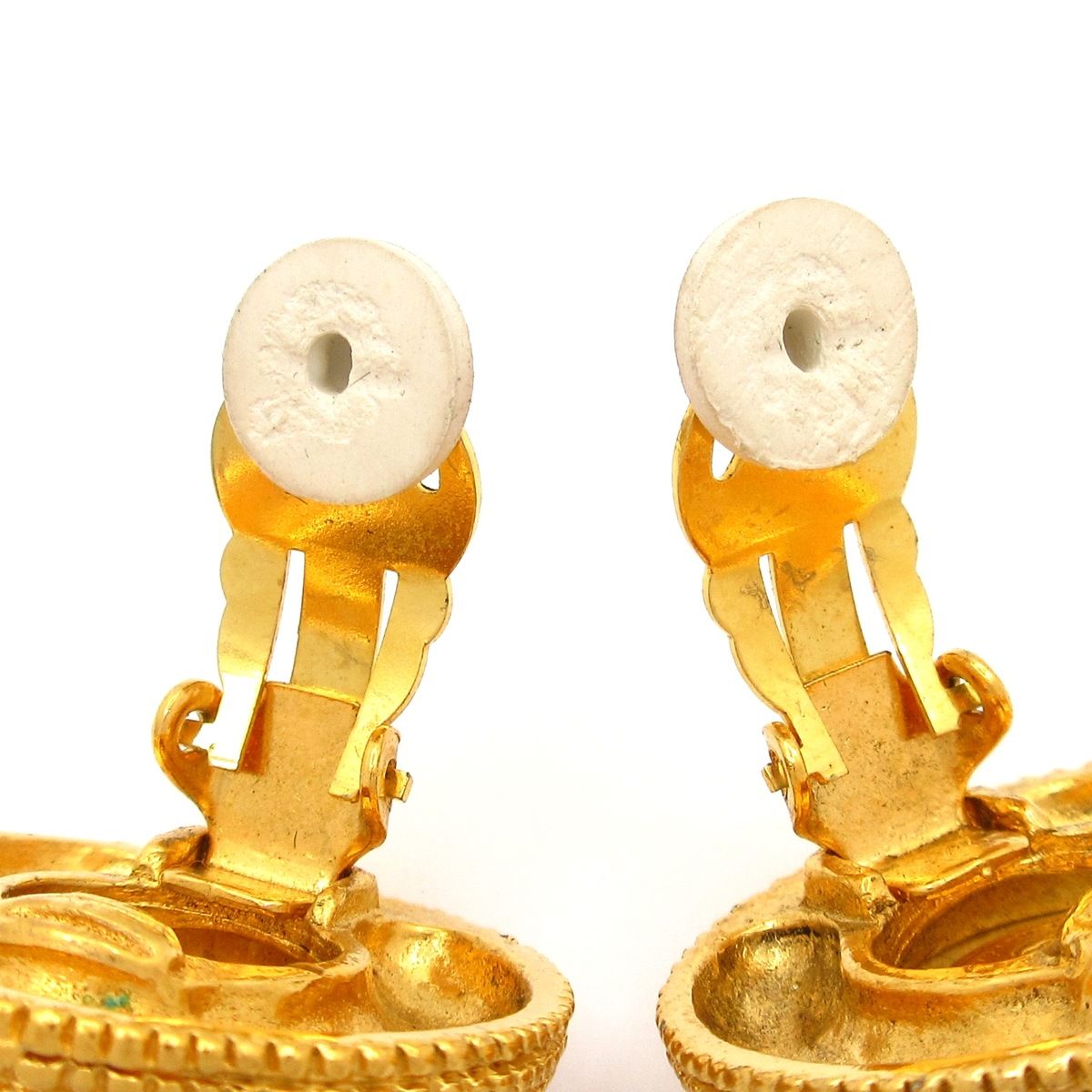  CHANEL シャネル イヤリング ゴールド×アイボリー イヤリング アクセサリー