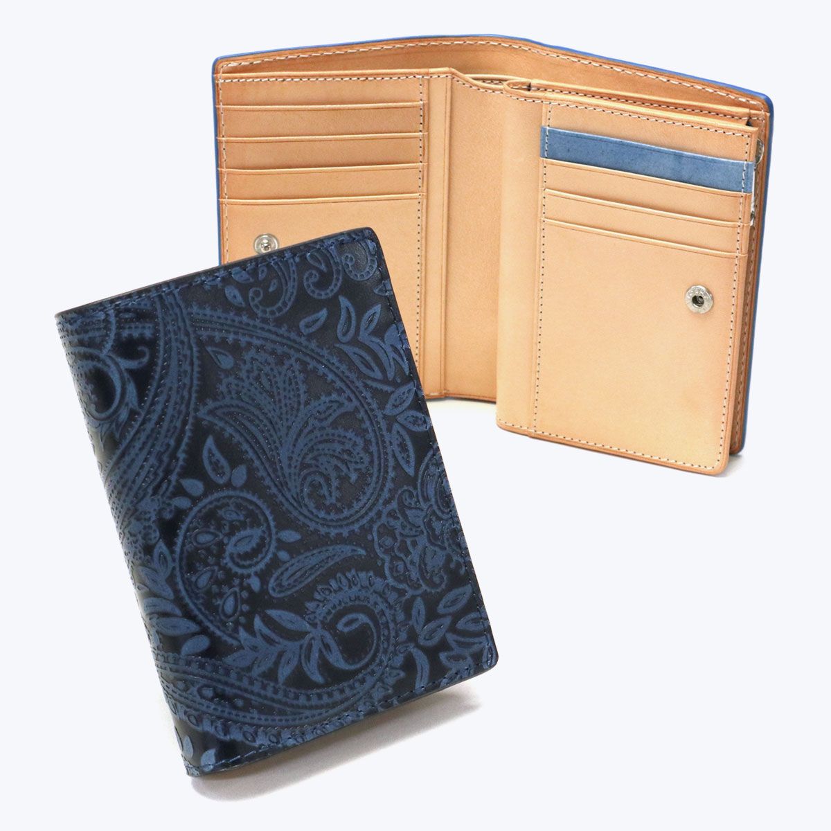 財布のみCocomi X Kanmi./カンミ ドロップツリー がま口コンパクトウォレット WL23-44