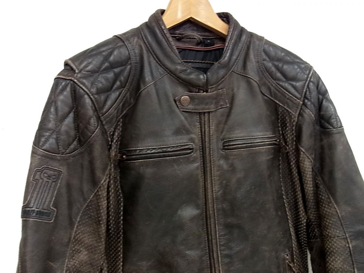 ◇Harley Davidson RIDING GEAR 97055-15VM バッファロー レザー