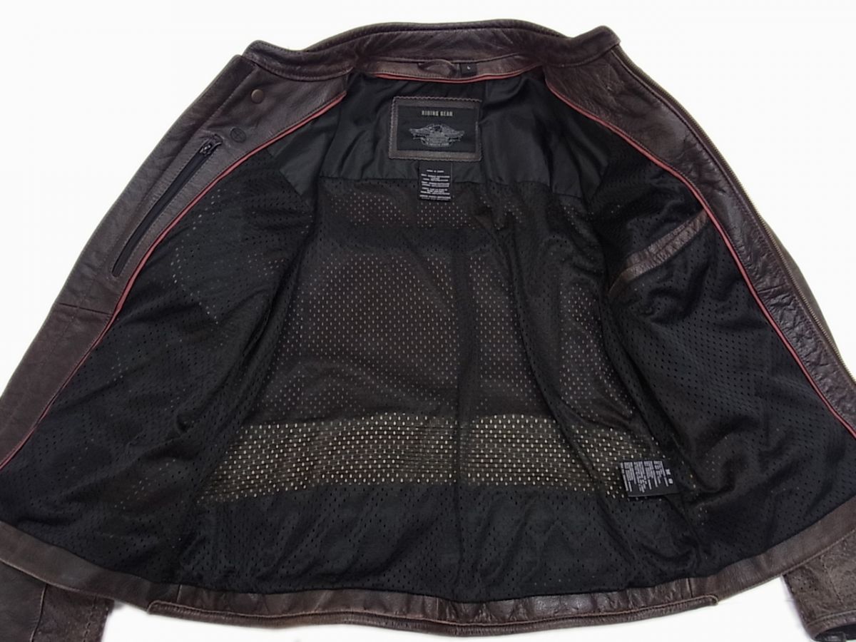◇Harley Davidson RIDING GEAR 97055-15VM バッファロー レザー