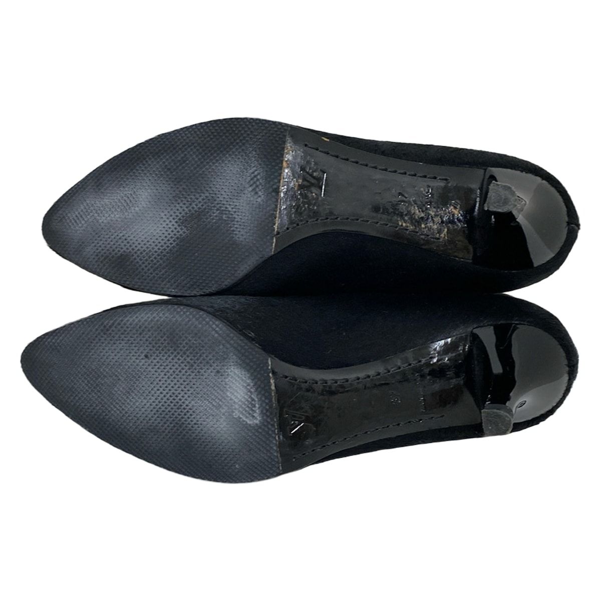  LOUIS VUITTON ルイヴィトン ブーティ 37 レディース - 黒 レザー ブーティ ブーツ