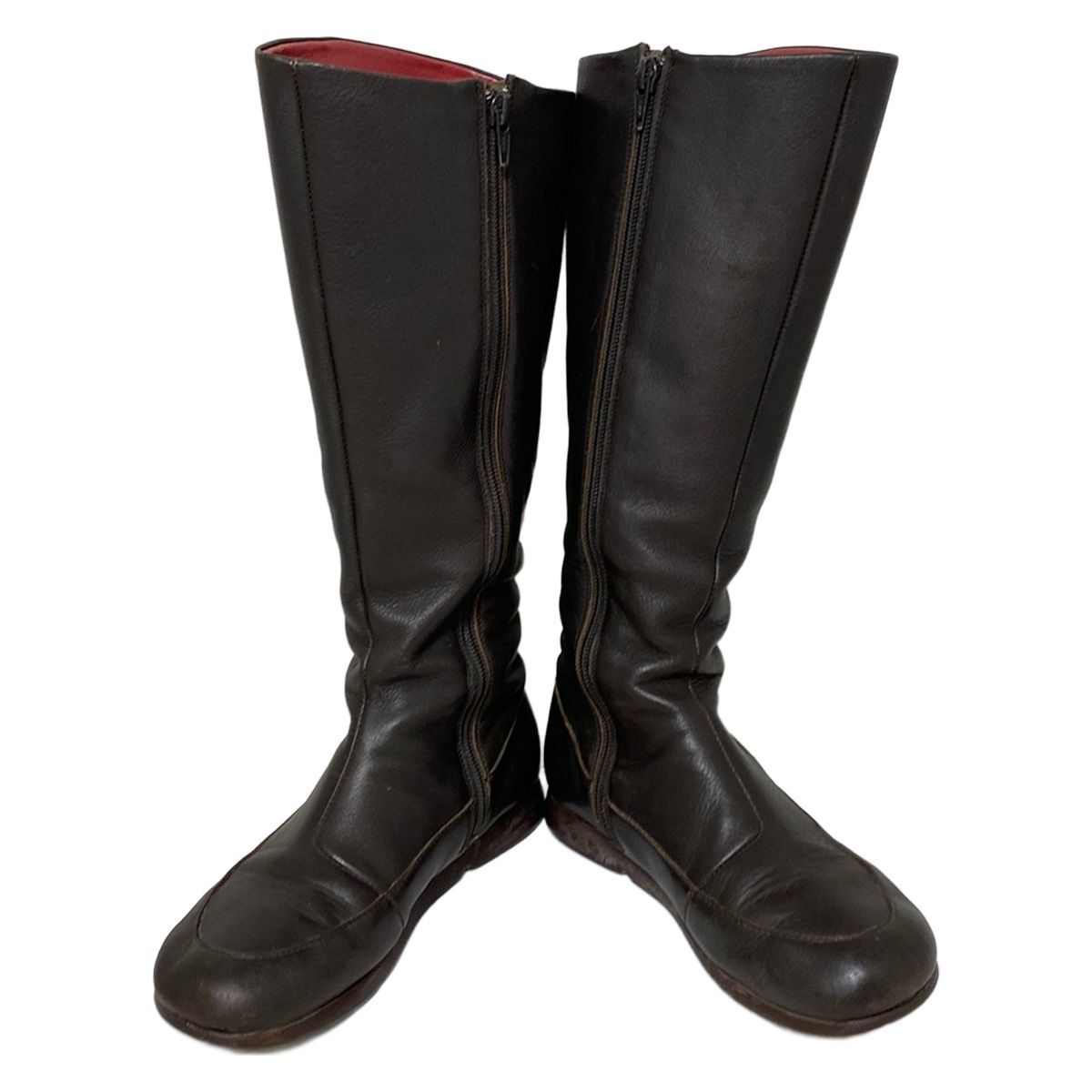 CAMPER カンペール ロングブーツ 35 レディース - ダークブラウン レザー