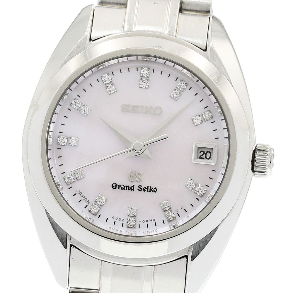 セイコー SEIKO STGF 077 4 J 52-0 AC 0 グランドセイコー 22 Pダイヤインデックス デイト クォーツ レディース_922378