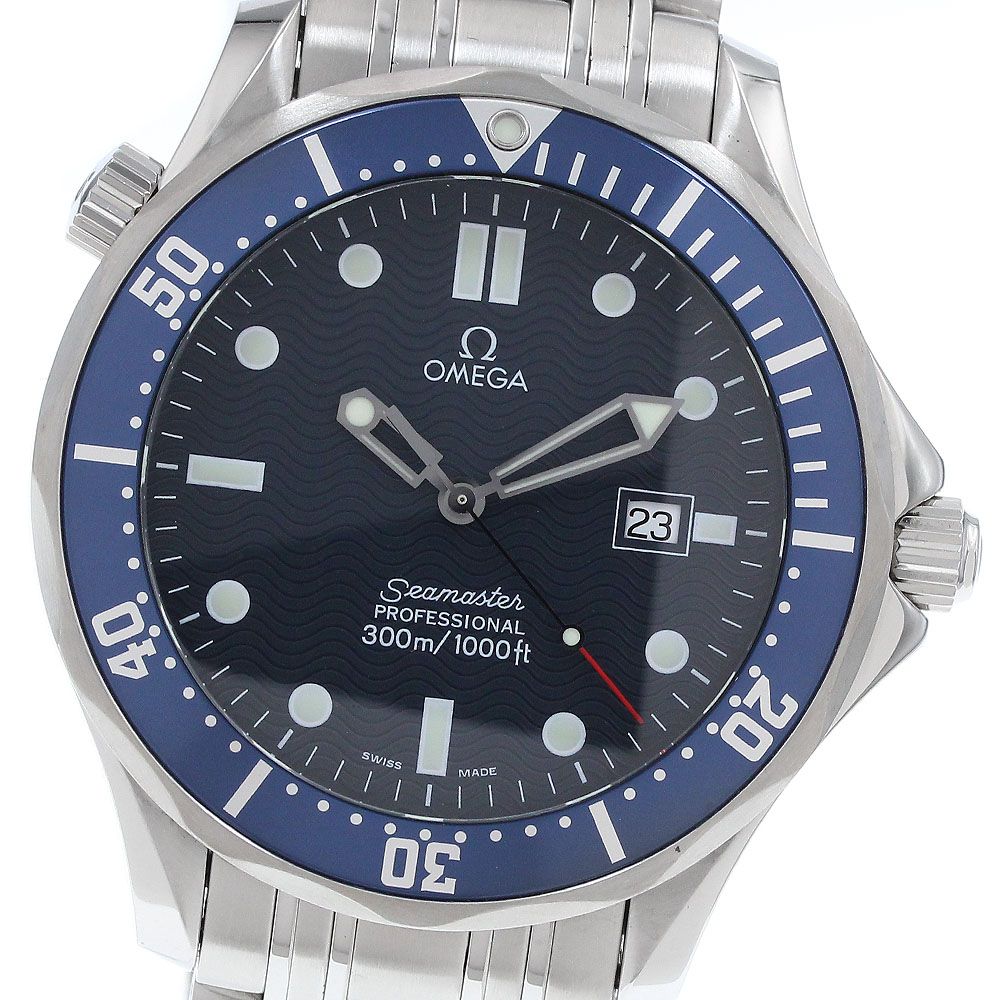 オメガ OMEGA 2541 80 シーマスター 300 デイト クォーツ メンズ _921731
