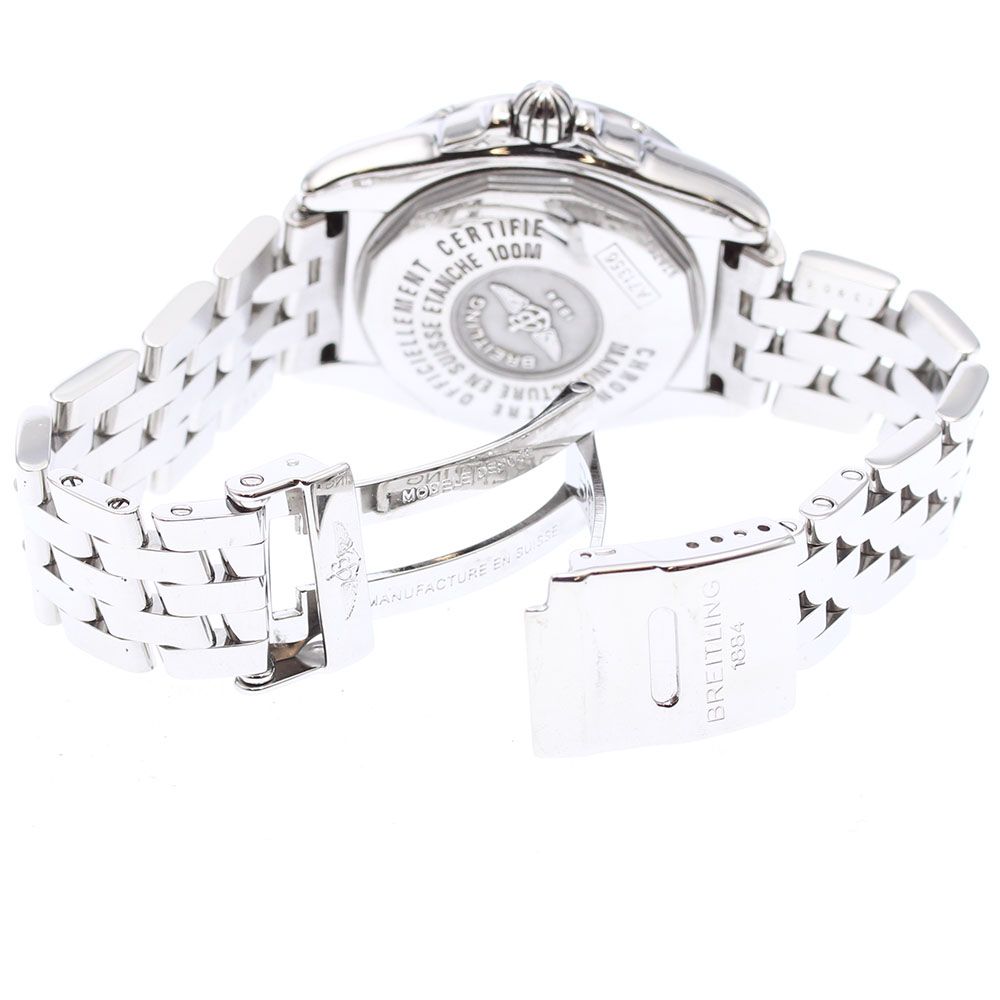  ブライトリング A 71356 ギャラクティック32 デイト 8 Pダイヤ クォーツ レディース_908821 腕時計(クォーツ) 腕時計(アナログ)