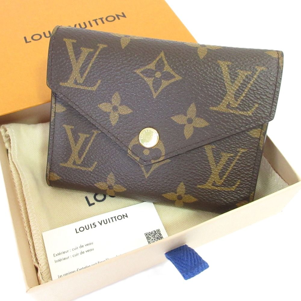 美品 LOUIS VUITTON ルイヴィトン ポルトフォイユ ヴィクトリーヌ 