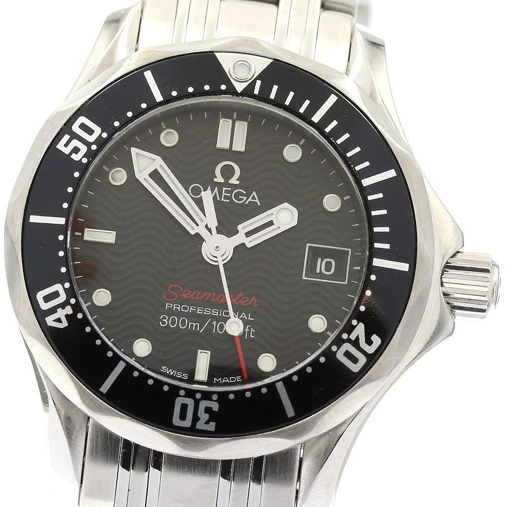 オメガ OMEGA 212 30 28 61 01 001 シーマスター300 デイト クォーツ レディース保証書付き_903234