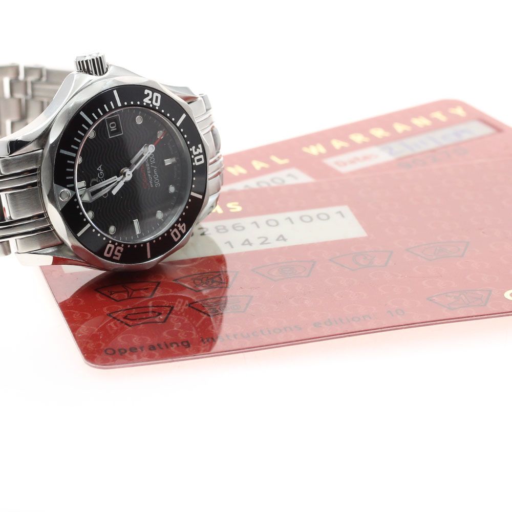 オメガ OMEGA 212.30.28.61.01.001 シーマスター300 デイト クォーツ レディース保証書付き_903234