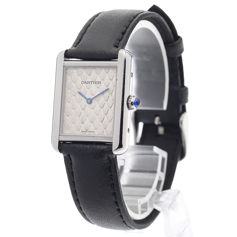 カルティエ CARTIER タンクソロSM パイソンモチーフ クォーツ レディース_920509