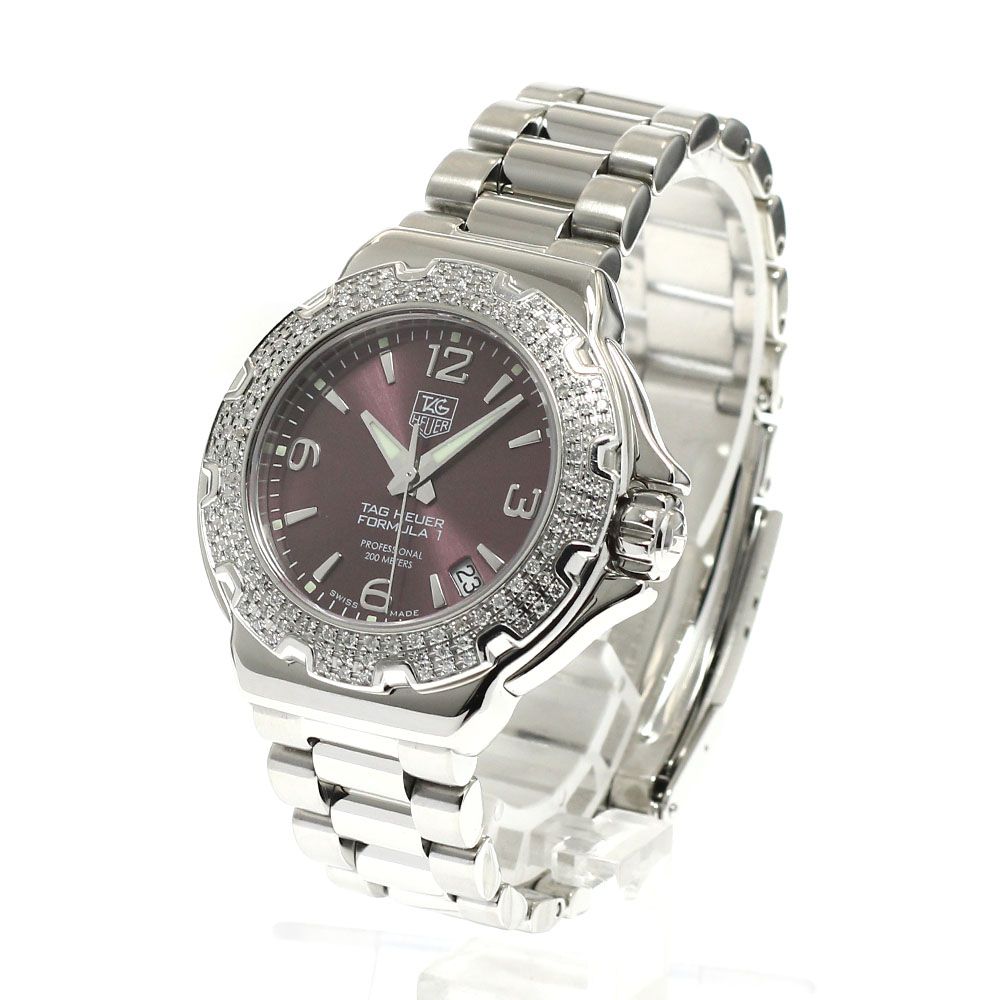 タグホイヤー TAG HEUER WAC 1219-0 フォーミュラ1 デイト ダイヤベゼル クォーツ レディース _931818