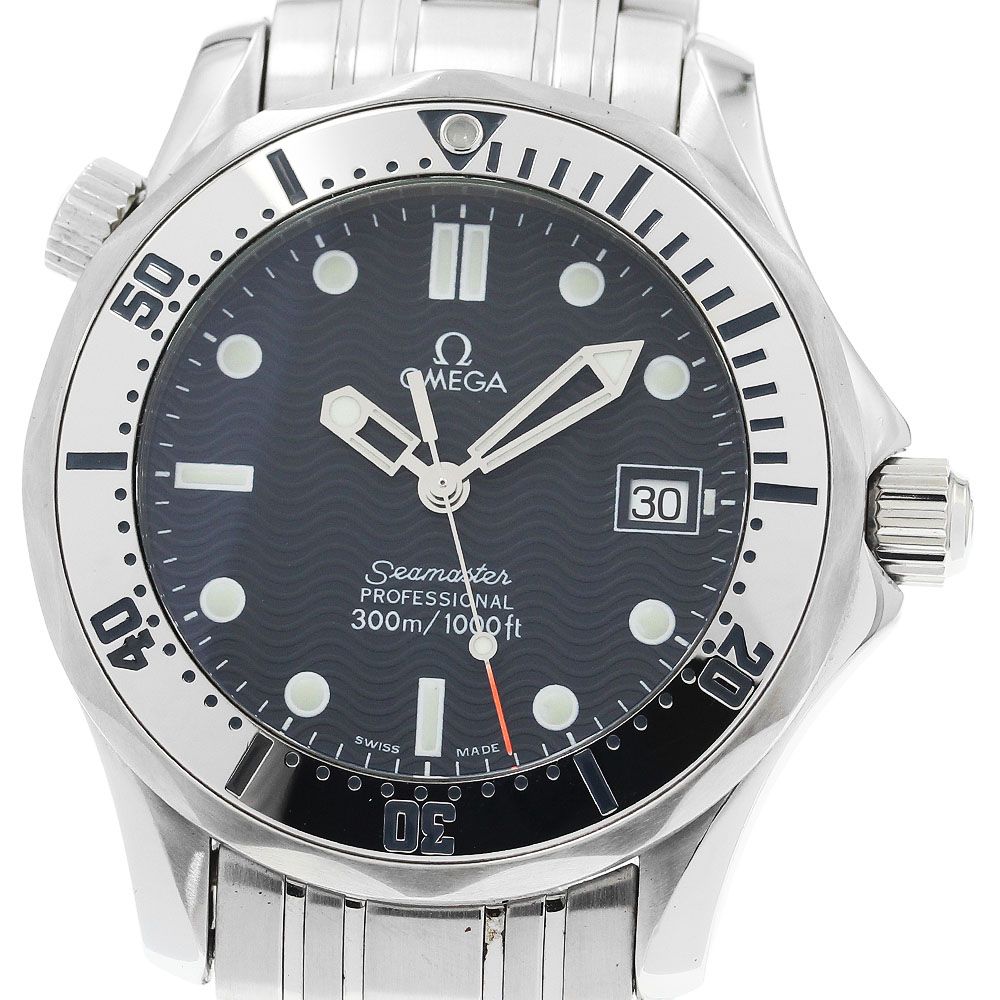 オメガ OMEGA 2562.80 シーマスター300 デイト クォーツ ボーイズ _921277