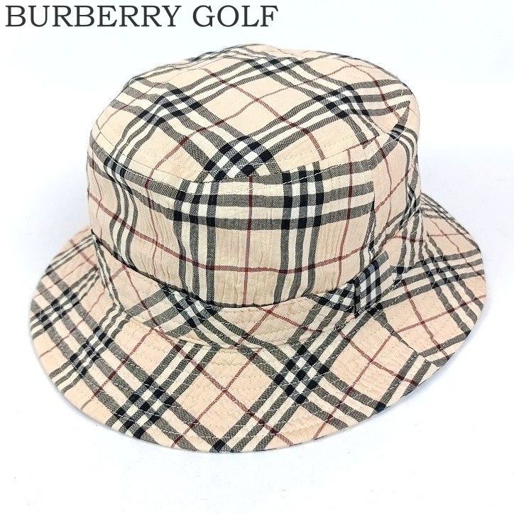 BURBERRY GOLF バーバリーゴルフ バケットハット ノバチェック柄