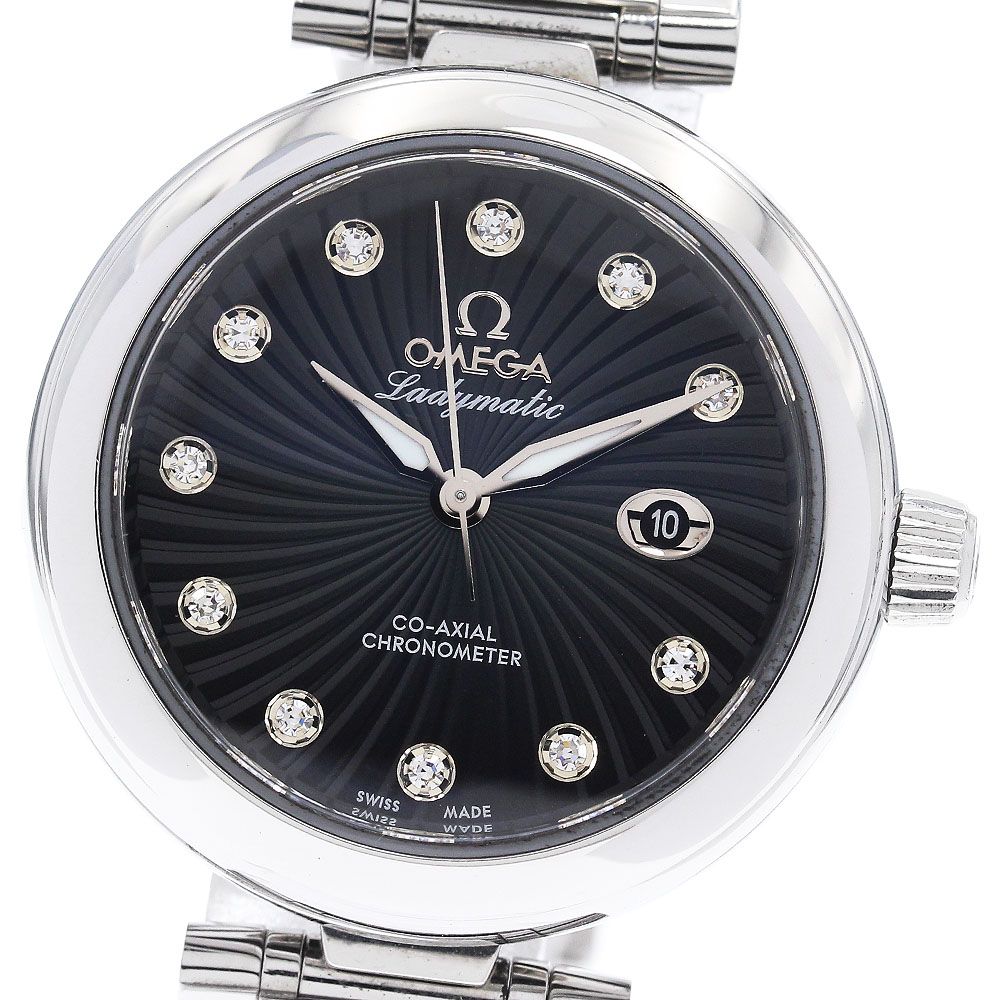 オメガ OMEGA 425.30.34.20.56.001 デビル レディマティック コーアクシャル 11 Pダイヤ 自動巻き レディース保証書付き_918853